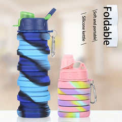 Outdoor Sports Silicone Foldable Water Cup for Mountaineering Cycling Travel