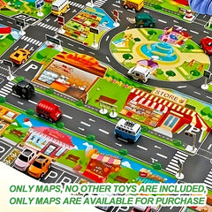 City Playhouse Adventure Map Toy Set for Kids