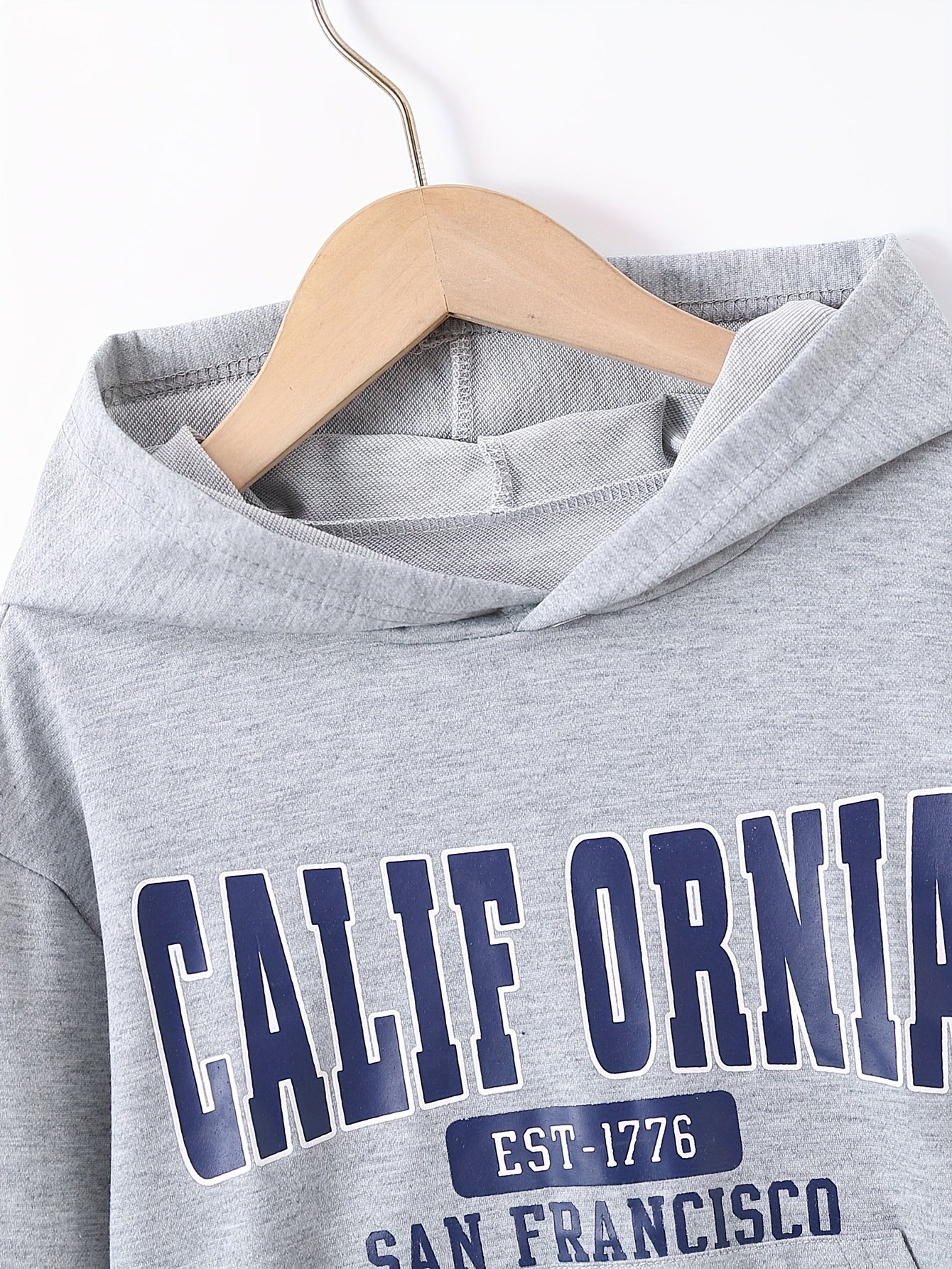 California Letter Hoodie Sweatshirt Top For Teens Girls