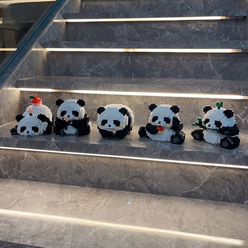 4700pcs Panda Building Blocks Thanksgiving Graduation Valentine'S