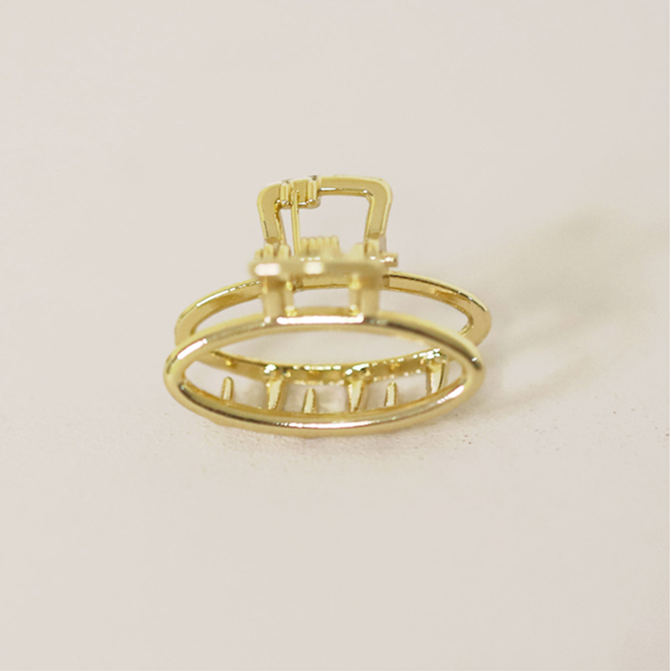 3pcs Hair Claw Golden Hair Clips Non Slip Hair Accessories