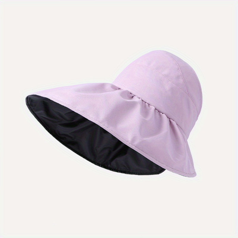Packable Sun Hat Wide Brim UV Protection Bucket Hat