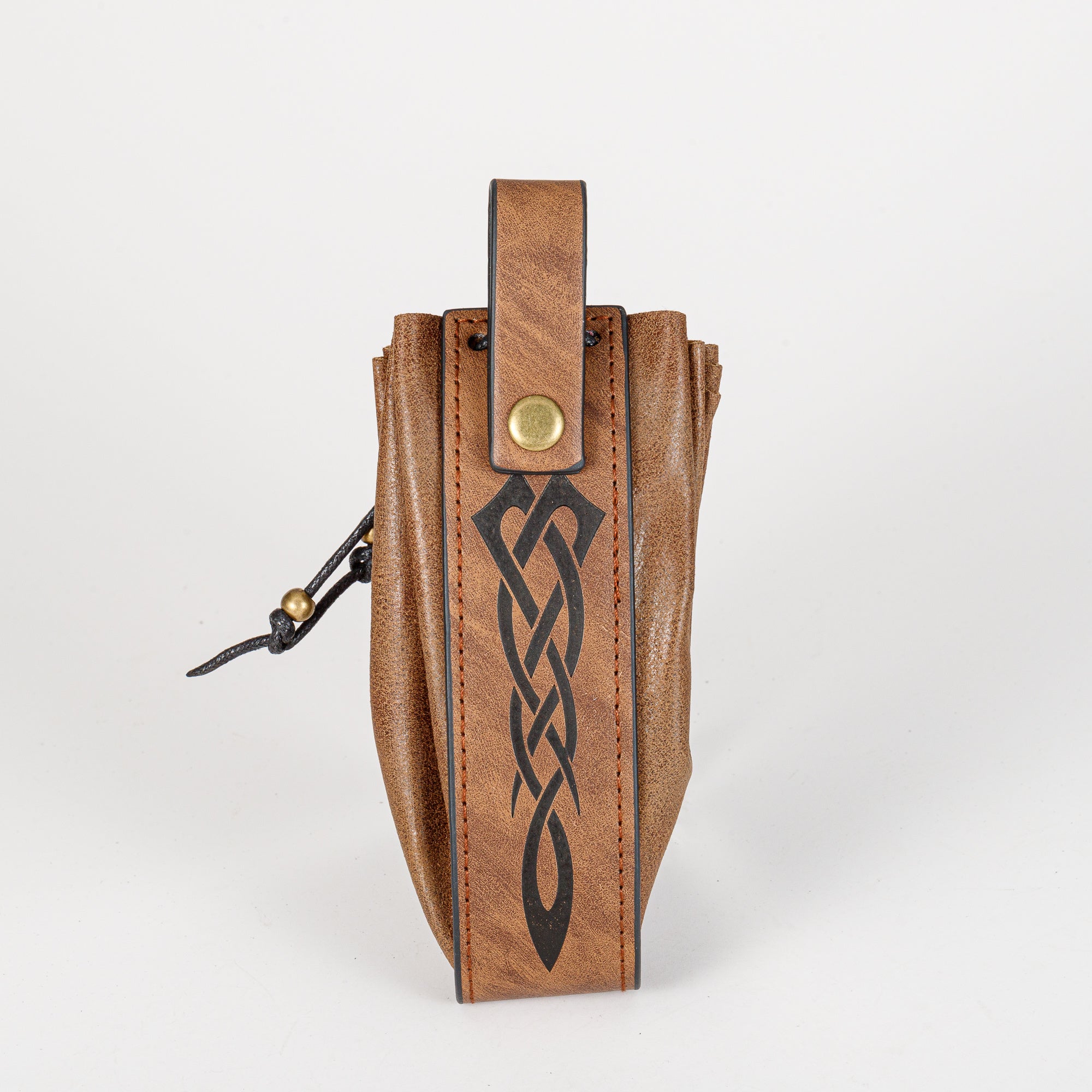 Medieval Leather Handbag Viking Style Retro Small Bag Waist Bag Dice Bag