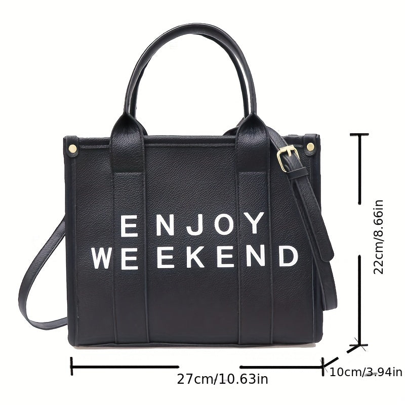 Weekend Tote Bag Crossbody Purse Double Handle