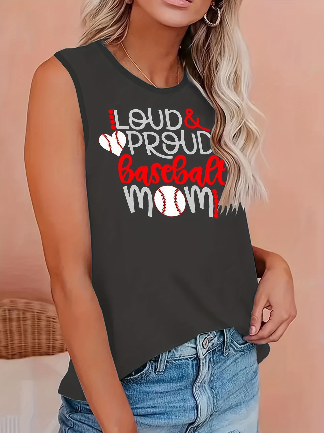  Leopard & Sunflower Print Tank Top
