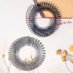 2pcs Spring Comb Hair Clips for Women Girls Hair Accessory