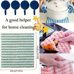 10pcs Microfiber Towels Reusable Cleaning Towels for Kitchen Bathroom Car Window