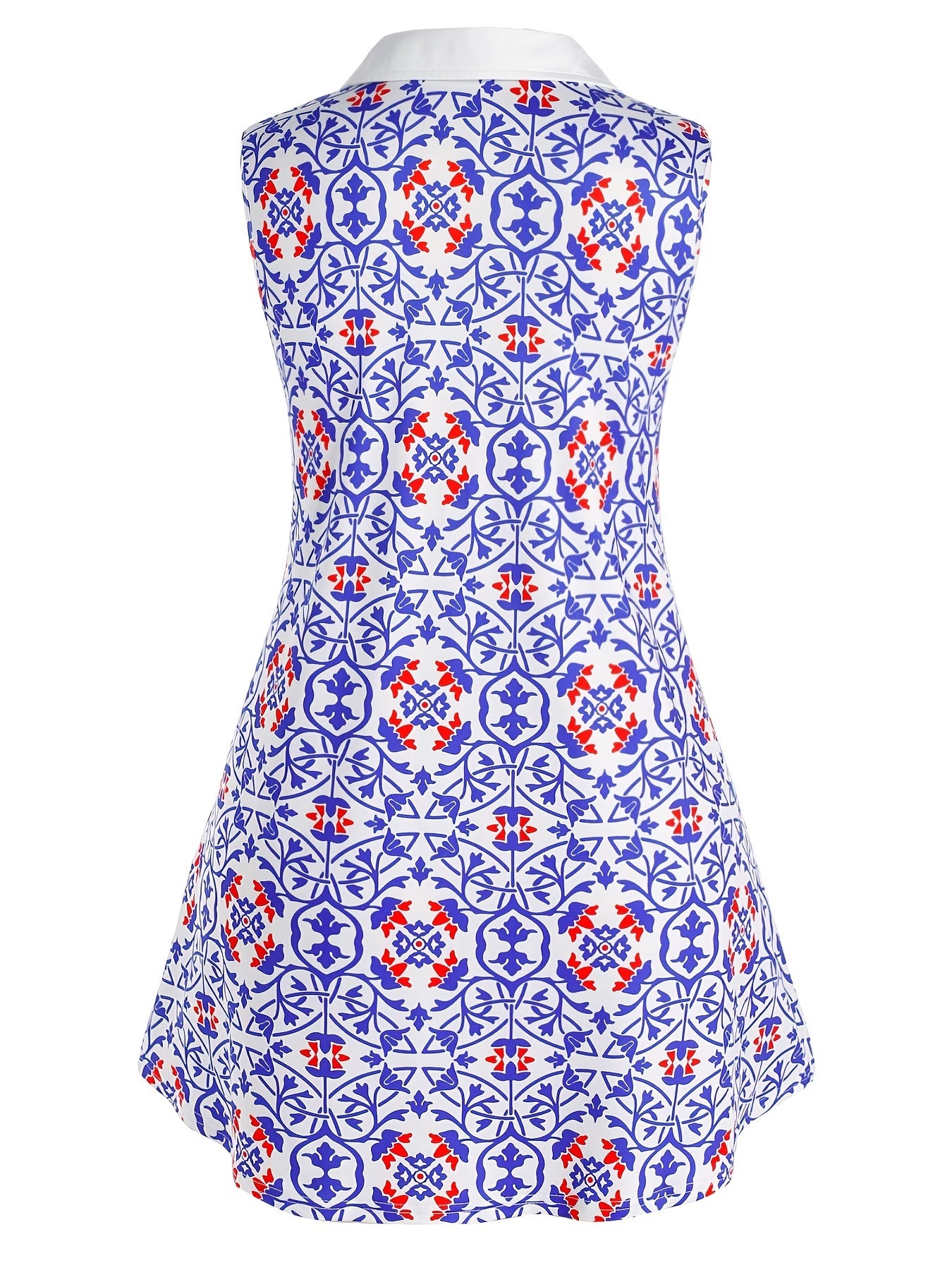  Retro Floral Print Tank Top