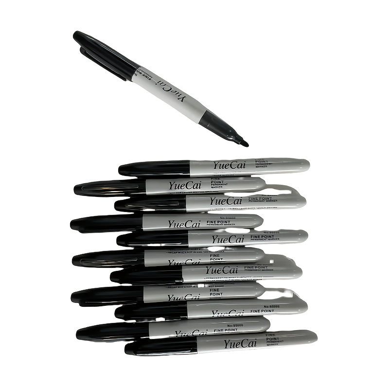 Set of 8 Thin Tip Permanent Marker Pens