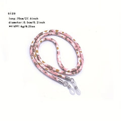 Adjustable Glasses Cord Ditsy Floral Print Minimalist Anti Slip Accessory
