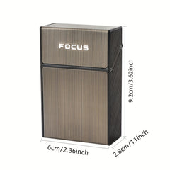 Waterproof Cigarette Holder Box 20-Capacity Retro Business Cigar Case
