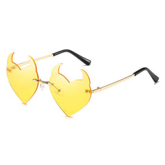 Frameless Irregular Sunglasses for Party Dance Disco