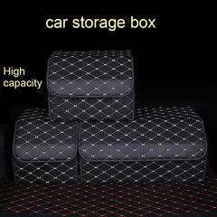 Car Trunk Organizer Storage Box Collapsible Auto Cargo Storage Container