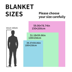 Soft Flannel Blanket Casual and Warm Outdoor Blanket
