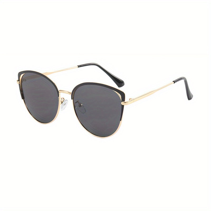 Ombre Cat Eye Sunglasses For Women Hollow Gradient UV400 Sun Shades Glasses