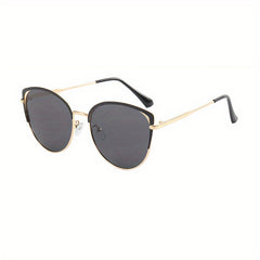 Ombre Cat Eye Sunglasses For Women Hollow Gradient UV400 Sun Shades Glasses