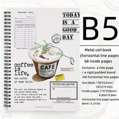 B5 Summer Ice Drink Coil Notebook