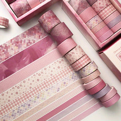 12 Rolls Artist Washi Tape Set for Crafting Scrapbooking