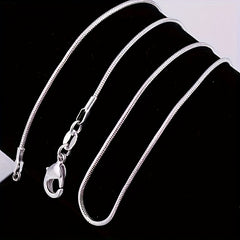 5 Pcs Snake Chain Necklace Wedding Party Jewelry