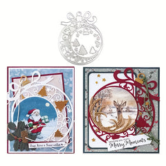 Metal Cutting Dies Stencils for DIY Scrapbook Christmas Bell Background Card Mak