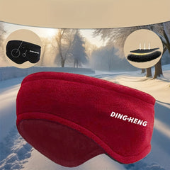 Boho Style Winter Earmuffs for Skiing/Cycling, Hand Washable, Warm & Windproof