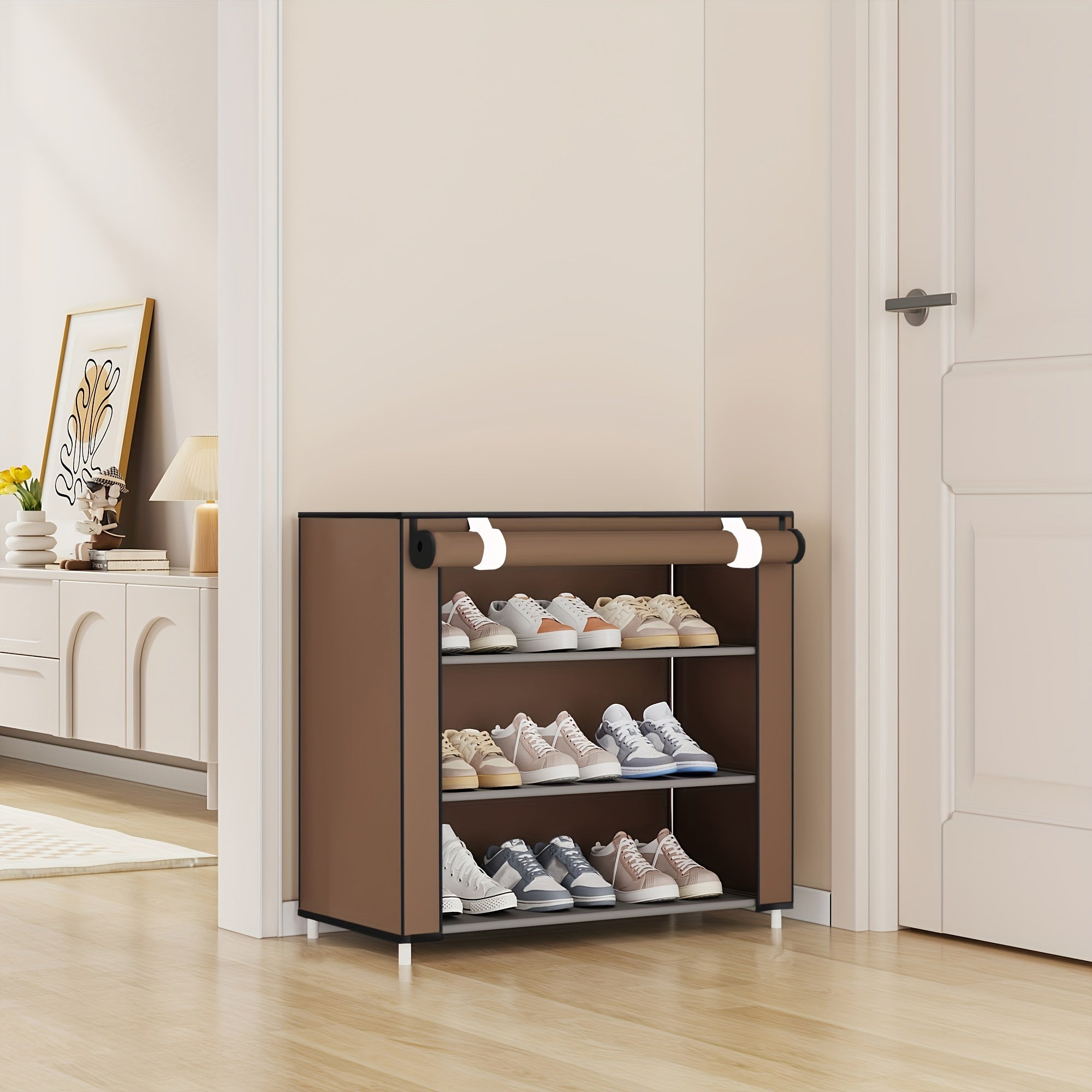 Large Shoe Rack for Home Office Storage Easy Installation Dormitory Shoe Storage