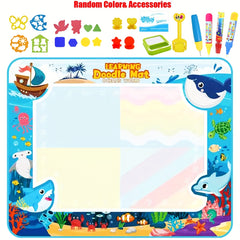 XL Water Doodle Mat Drawing & Painting Toy Educational Gift Assorted Colors