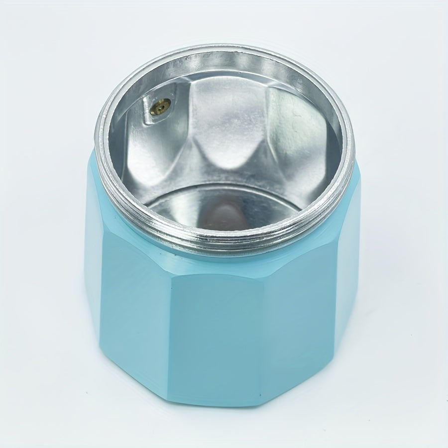 9 15oz Classic Retro Style Aluminum Alloy Coffee Pot For Travel