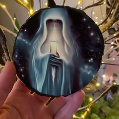 Wood Slice Christmas Tree Pendants Holiday Decoration