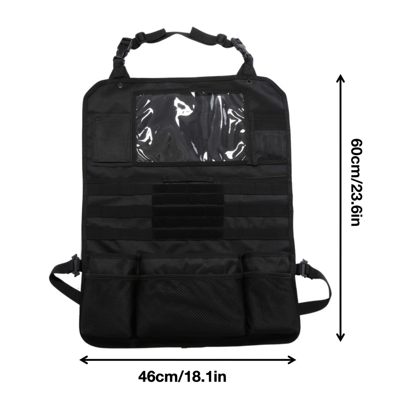 Car Truck Seat Back Organizer MOLLE Cover Storage Bag