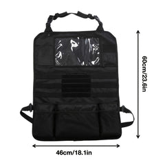 Car Truck Seat Back Organizer MOLLE Cover Storage Bag