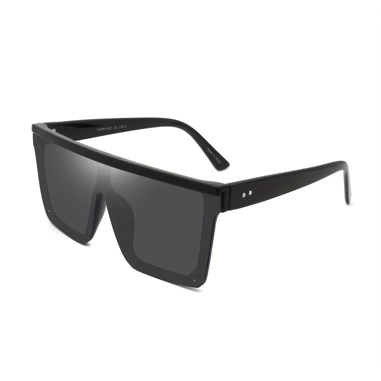 2pairs Large Rimless Sunglasses UV Protection Bundle