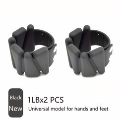 Adjustable Silicone Wrist Weights for Women & Men