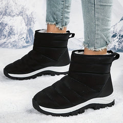 Anti Slip Medium Tube Snow Boots Thick Bottom Shoes Women's Footwear