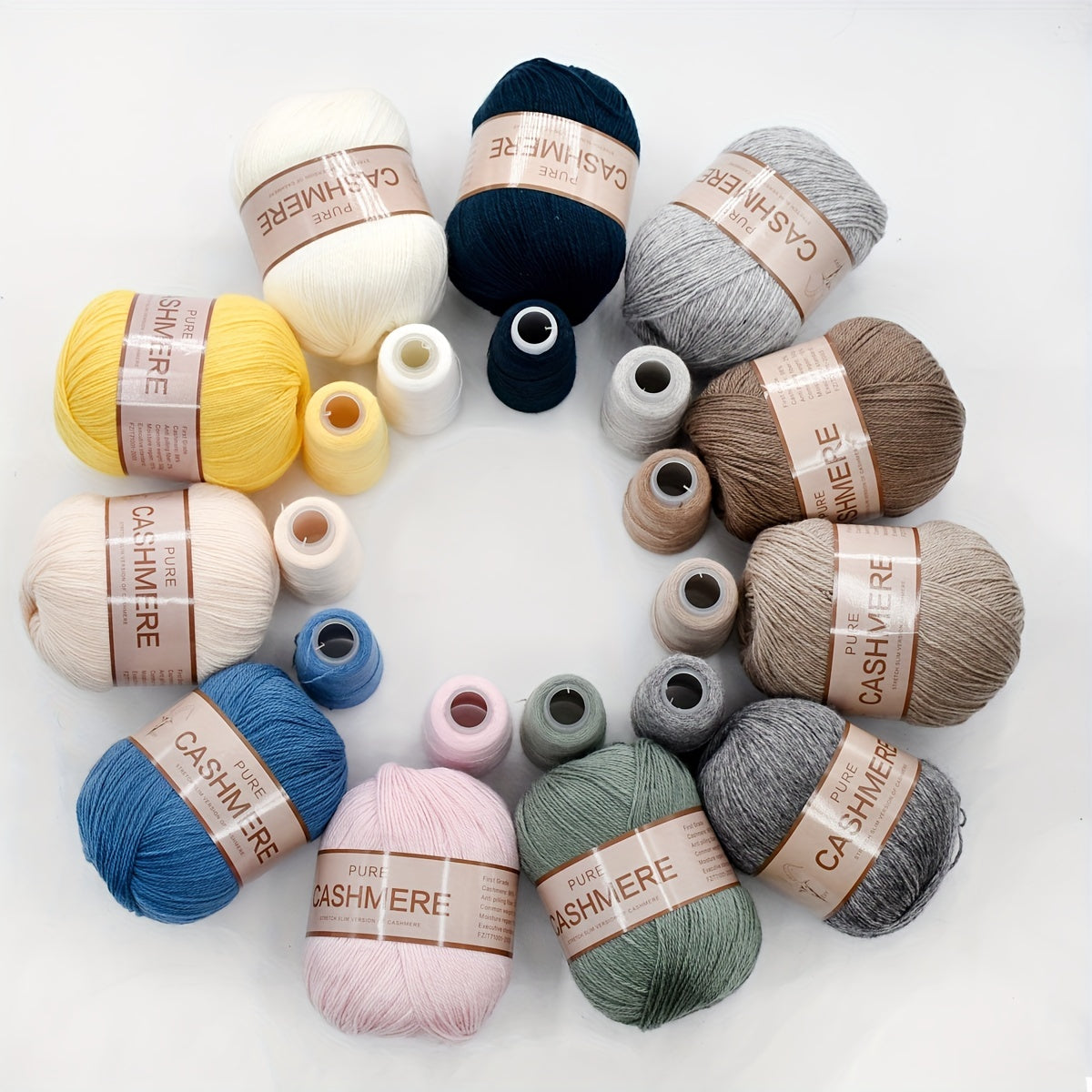 Mongolian Cashmere Yarn Crochet Hand knitted Wool Yarn 70g 98 Cashmere