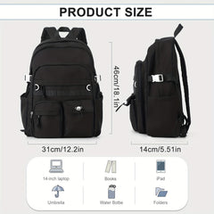 Lightweight College Laptop Backpack For Men Women Large Capacity Travel Bag