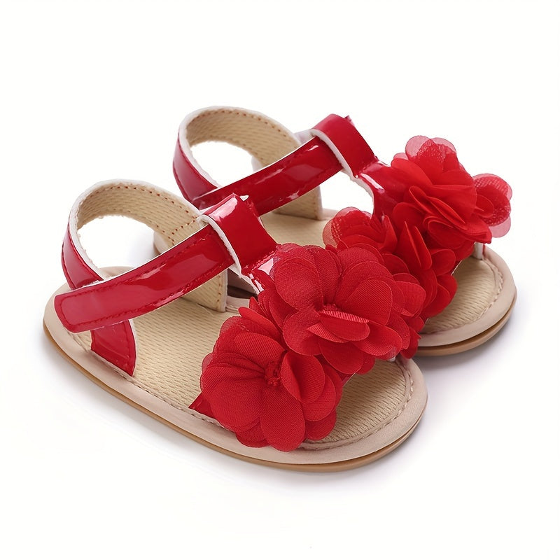 Baby Girls Flower Sandals Lightweight Summer Outdoor Beach Sandals
