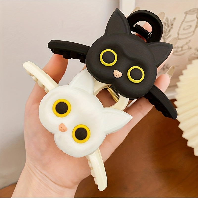 Silicone Cat Hair Claw Hair Clip Female Large Back Head Clip Cartoon Headwear