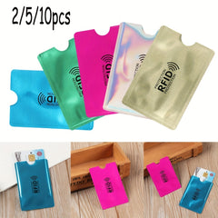 10pcs RFID Blocking Sleeves For Credit Cards Bank Card Holder Case