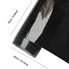 50cmx200cm Glossy Vinyl Film Auto Body Decoration Wrap Roll Foil PVC Stickers