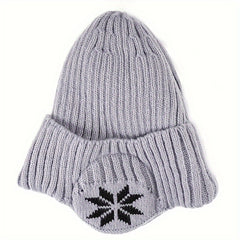 Men's Knitted Protective Hat for Winter