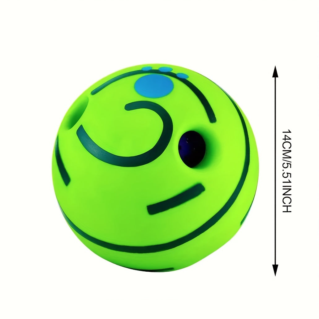 Interactive Dog Toy Wobble Wag Giggle Ball LED Lights Fun Sounds