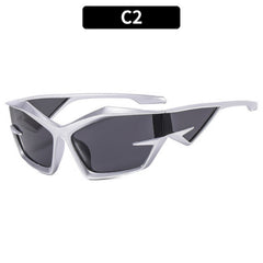 Cyberpunk Y2K Sunglasses Thick Frame Hip Hop Shades