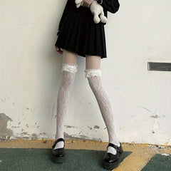 Lace Thigh High Socks Lolita Over The Knee Stockings
