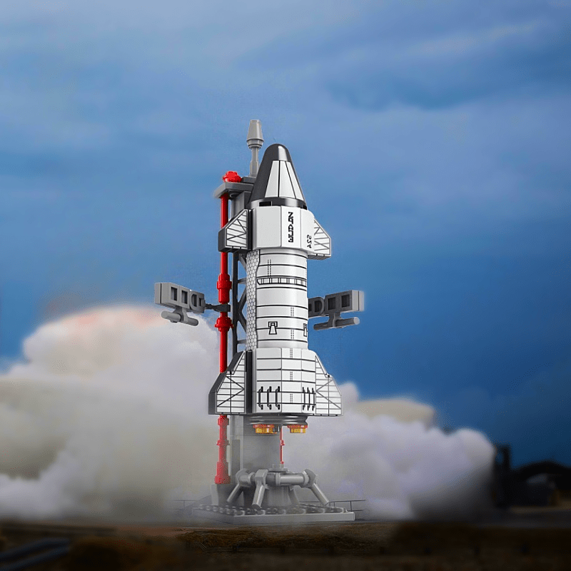 Space Rocket Construction Toy Set