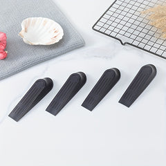 2pcs Rubber Door Stoppers Wedge for Floor Gap - Sturdy Door Wedge Stopper