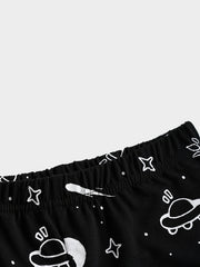 Boys Astronaut Skateboard Rocket Pajamas Set