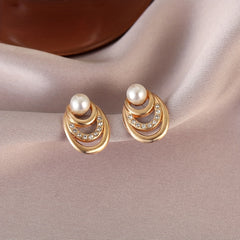 Pearl Stud Earrings for Women Sense Niche Earrings