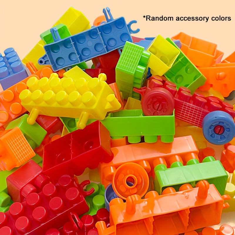 130pcs Building Blocks Set Stacking Toys & Puzzle Games Educational Toys