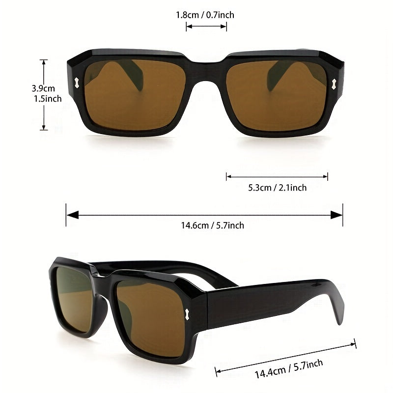 2 Pairs Men's Driving Sunglasses UV Protection Outdoor Sports Fishing